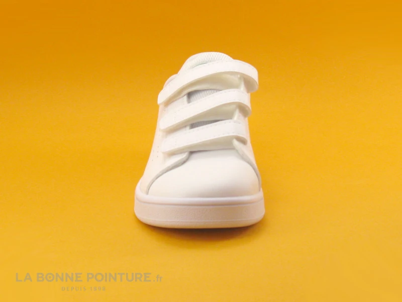 Adidas ADVANTAGE C EF0223 Blanc Vert - Basket Velcro Enfant 2 Adidas ADVANTAGE C EF0223 Blanc Vert - Basket Velcro Enfant – Image 2