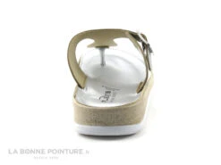 Agora Argento - Tong Femme Reglable Cuir Argent -Chaussures De Mode cd24607c73b9e66c561f35ea11d5d5ef 3344102 179189