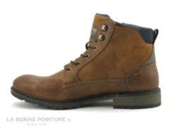 Mustang 4140-506-307 Cognac - Bottillon Homme Avec Lacet Et Zip -Chaussures De Mode cd24607c73b9e66c561f35ea11d5d5ef a041501 177109