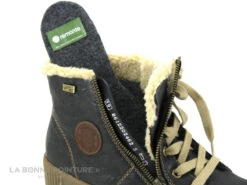 Remonte R7980-01 Noir Marron Beige - Basket Montante Femme -Chaussures De Mode cd24607c73b9e66c561f35ea11d5d5ef a108601 175317