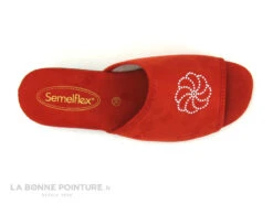 Semelflex ISIS 2 Rouge - Pantoufle Mule Femme - Petit Talon -Chaussures De Mode cd24607c73b9e66c561f35ea11d5d5ef img 0219.jpg 171673