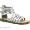 Lilybellule HIBELA Argent - Sandale Spartiate Fille