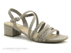 Marco Tozzi 2-28203-28 Taupe - Sandale Beige - Petit Talon Carre -Chaussures De Mode cd24607c73b9e66c561f35ea11d5d5ef img 0337.jpg 172012