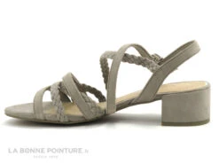 Marco Tozzi 2-28203-28 Taupe - Sandale Beige - Petit Talon Carre -Chaussures De Mode cd24607c73b9e66c561f35ea11d5d5ef img 0339.jpg 172013