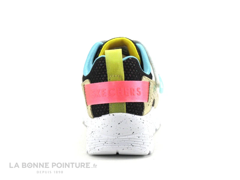 Skechers 310464L Uno Lite Gen Chill - Noir Blanc Multi - Basket Mode Fille 3 Skechers 310464L Uno Lite Gen Chill - Noir Blanc Multi - Basket Mode Fille – Image 3