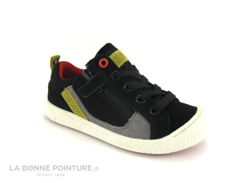 Kickers Zigzaguer Noir Jaune 349585-30 81 5 Kickers Zigzaguer Noir Jaune 349585-30 81 – Image 5