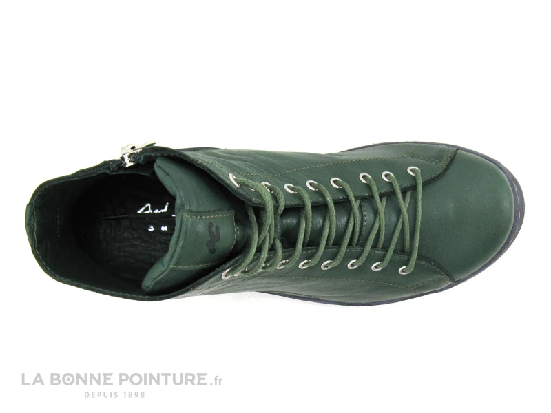 Andrea Conti Tanne 0344900-147 - Basket Montante Femme Cuir Vert 6 Andrea Conti Tanne 0344900-147 - Basket Montante Femme Cuir Vert – Image 6