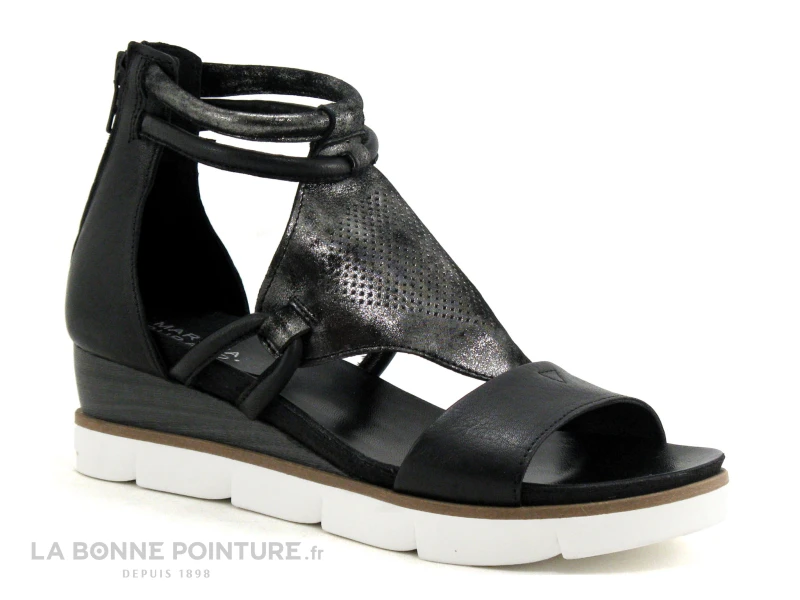 Martina Buraro 866002 Nero - Sandale Montante Noire 1 Martina Buraro 866002 Nero - Sandale Montante Noire