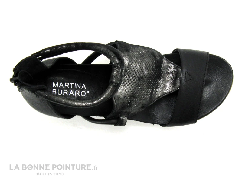 Martina Buraro 866002 Nero - Sandale Montante Noire 6 Martina Buraro 866002 Nero - Sandale Montante Noire – Image 6