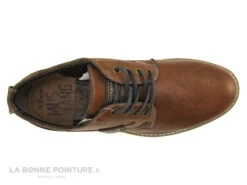 Mustang 4105 303 307 Cognac - Chaussure A Lacet Homme Marron Clair -Chaussures De Mode cd24607c73b9e66c561f35ea11d5d5ef img 0718.jpg 172951