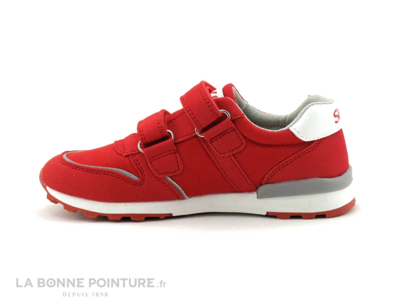 SK8 By Bopy TELEMAN Rouge - Basket Enfant Brides Velcro 2 SK8 By Bopy TELEMAN Rouge - Basket Enfant Brides Velcro – Image 2