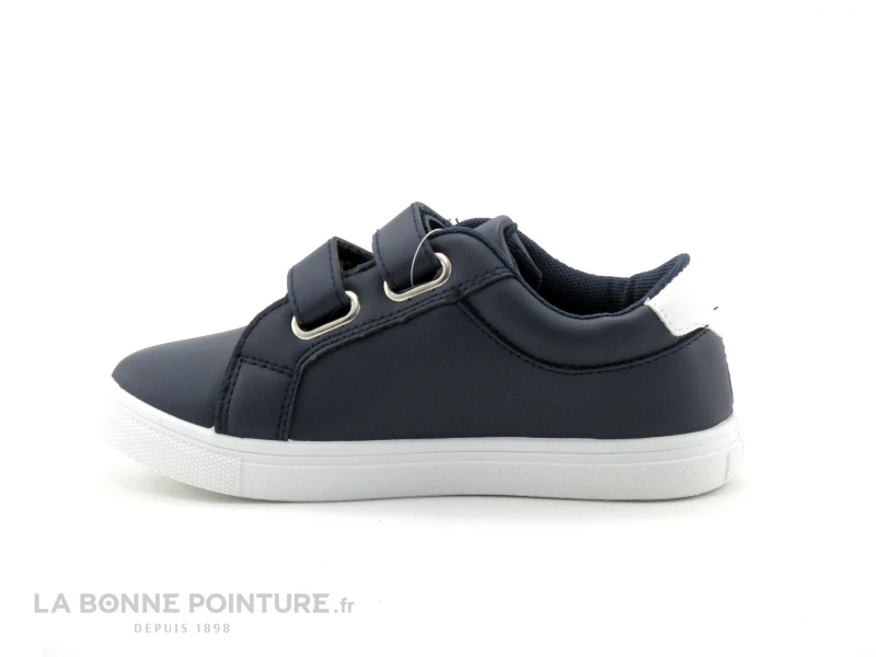 Happy Bee B147150 Bleu Marine - Blanc - Basket 2 Velcros Enfant 2 Happy Bee B147150 Bleu Marine - Blanc - Basket 2 Velcros Enfant – Image 2