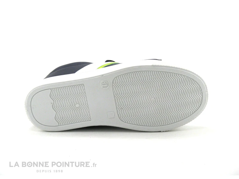 Happy Bee B147150 Bleu Marine - Blanc - Basket 2 Velcros Enfant 4 Happy Bee B147150 Bleu Marine - Blanc - Basket 2 Velcros Enfant – Image 4
