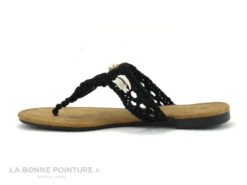 The Divine Factory TX3962 Noir Macrame - Coquillage - Tong Femme -Chaussures De Mode cd24607c73b9e66c561f35ea11d5d5ef img 1489.jpg 148412