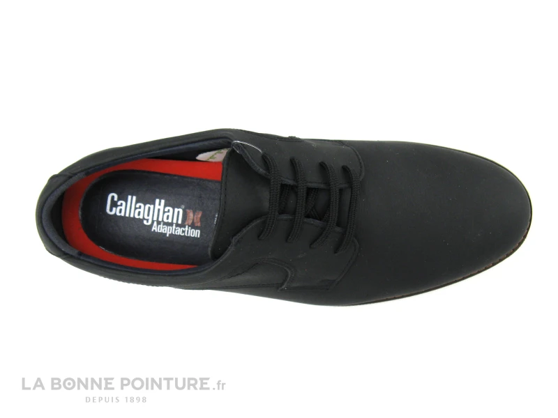Callaghan 45000 - Cuir Noir Mat - Chaussure Derbi Homme 6 Callaghan 45000 - Cuir Noir Mat - Chaussure Derbi Homme – Image 6