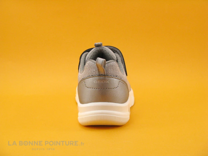 Geox ARIL J16DLB Silver - Basket Fille Gris Argent 4 Geox ARIL J16DLB Silver - Basket Fille Gris Argent – Image 4