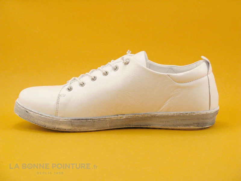 Andrea Conti 0347891 - Basket Femme En Cuir Blanc 3 Andrea Conti 0347891 - Basket Femme En Cuir Blanc – Image 3