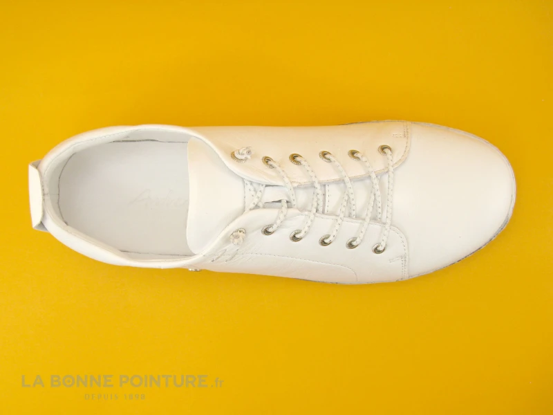 Andrea Conti 0347891 - Basket Femme En Cuir Blanc 6 Andrea Conti 0347891 - Basket Femme En Cuir Blanc – Image 6
