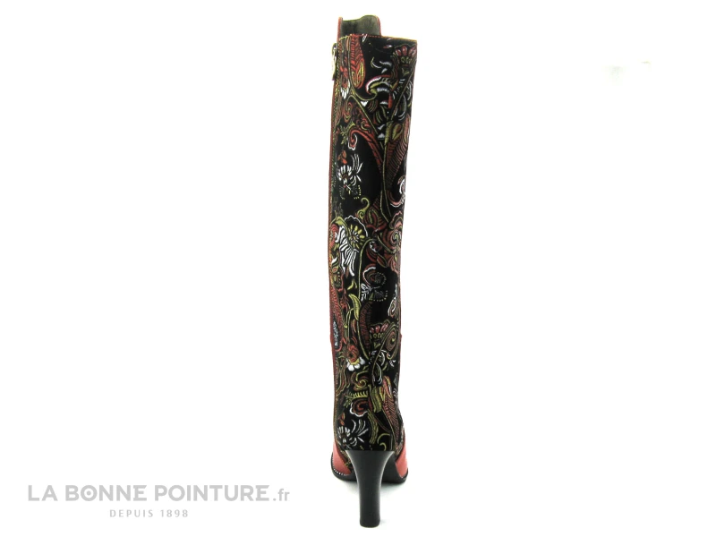 Laura Vita ALCBANEO 229G Rouge - Noir - Botte Talon Haut 4 Laura Vita ALCBANEO 229G Rouge - Noir - Botte Talon Haut – Image 4