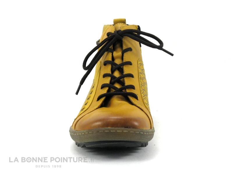 Remonte R1499-68 Jaune - Chaussure Montante Femme 2 Remonte R1499-68 Jaune - Chaussure Montante Femme – Image 2