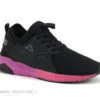 Kappa SAN PUERTO 36153ZW - Noir - Rose - Sneakers Fille