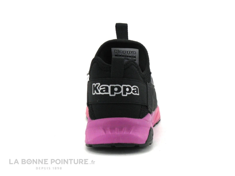 Kappa SAN PUERTO 36153ZW - Noir - Rose - Sneakers Fille 4 Kappa SAN PUERTO 36153ZW - Noir - Rose - Sneakers Fille – Image 4