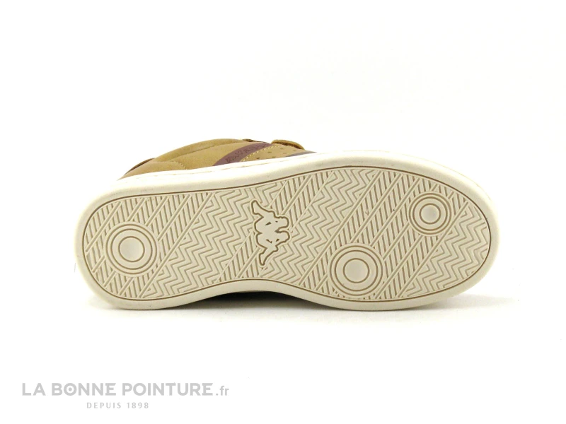 Kappa LOGO ALPHA 2V Yellow Tan - Dk Brown - Basket Velcro GARCON 6 Kappa LOGO ALPHA 2V Yellow Tan - Dk Brown - Basket Velcro GARCON – Image 6