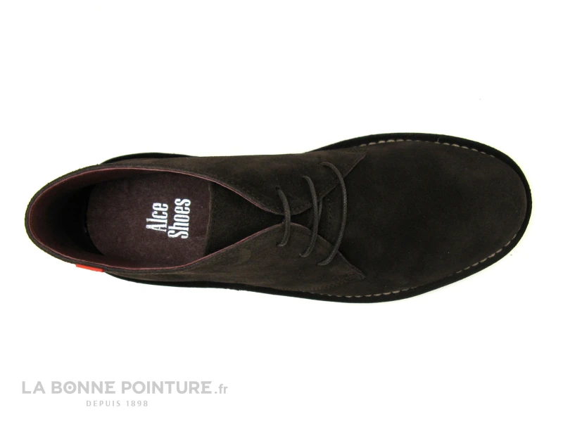 Alce Shoes 103 Moka - Chaussure Montante Femme Marron Fonce 6 Alce Shoes 103 Moka - Chaussure Montante Femme Marron Fonce – Image 6