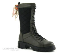 GoodStep 3625-D07 Kaki - Noir Matelasse - Bottine Lacet Femme -Chaussures De Mode cd24607c73b9e66c561f35ea11d5d5ef img 2401.jpg 174463