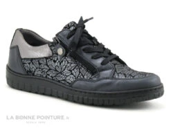 Morans KARTE Noir Argent - Basket Basse Femme En Cuir Avec Zip -Chaussures De Mode cd24607c73b9e66c561f35ea11d5d5ef img 2442.jpg 174518