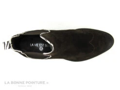 La Vie Est Belle - CACTUS Ebene - Boots Chelsea Femme Marron Fonce -Chaussures De Mode cd24607c73b9e66c561f35ea11d5d5ef img 2500.jpg 163001