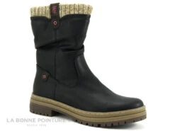 B Et M Banana Moon - REBUS Noir - Bottine Femme - Lainage Beige -Chaussures De Mode cd24607c73b9e66c561f35ea11d5d5ef img 2733.jpg 174934