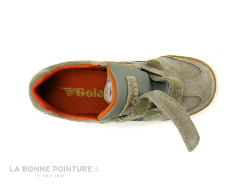 Gola HARRIER STRAP Rhino Navy Orange - Basket Grise - 2 Velcros 6 Gola HARRIER STRAP Rhino Navy Orange - Basket Grise - 2 Velcros – Image 6