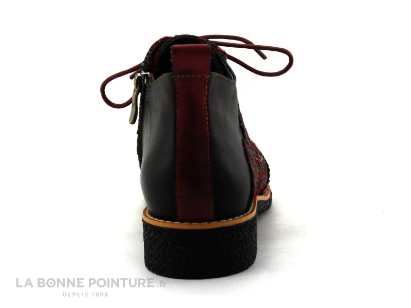 Laura Vita COCRALIEO 17 Rouge Chaussures Montantes Zip Lacets 4 Laura Vita COCRALIEO 17 Rouge Chaussures Montantes Zip Lacets – Image 4