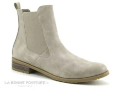 Marco Tozzi 2-25039-29 Ecru - Bottine Chelsea Femme Blanc Casse -Chaussures De Mode cd24607c73b9e66c561f35ea11d5d5ef img 3275.jpg 175851