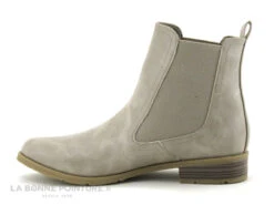 Marco Tozzi 2-25039-29 Ecru - Bottine Chelsea Femme Blanc Casse -Chaussures De Mode cd24607c73b9e66c561f35ea11d5d5ef img 3277.jpg 175848