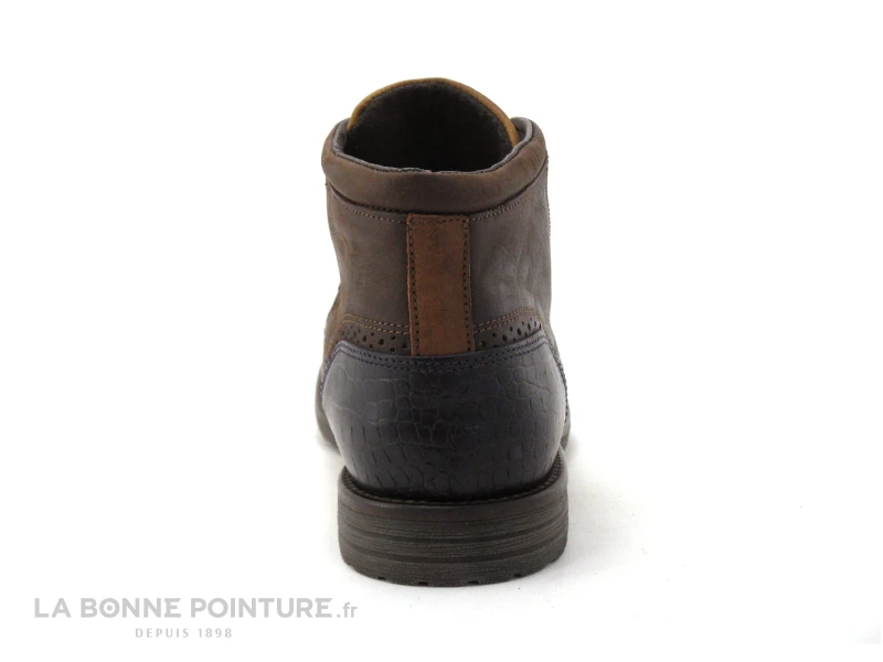 Redskins Bocou JD32168 Marron- Boots Homme Multimatiere Lacets 4 Redskins Bocou JD32168 Marron- Boots Homme Multimatiere Lacets – Image 4