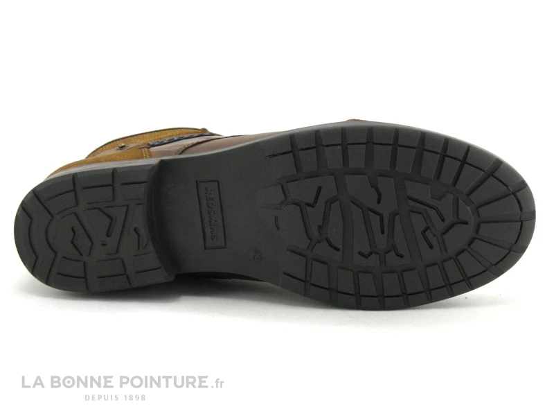 Redskins NITRO Cognac - Boots Homme Marron Avec Zip Et Lacet 7 Redskins NITRO Cognac - Boots Homme Marron Avec Zip Et Lacet – Image 7