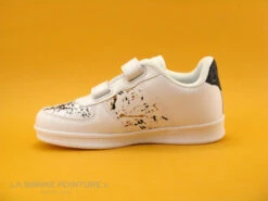 Petit Genie ES4075J Blanc - Tachetee Noir Et Jaune - Basket Velcro Fille -Chaussures De Mode cd24607c73b9e66c561f35ea11d5d5ef img 3646.jpg 151536