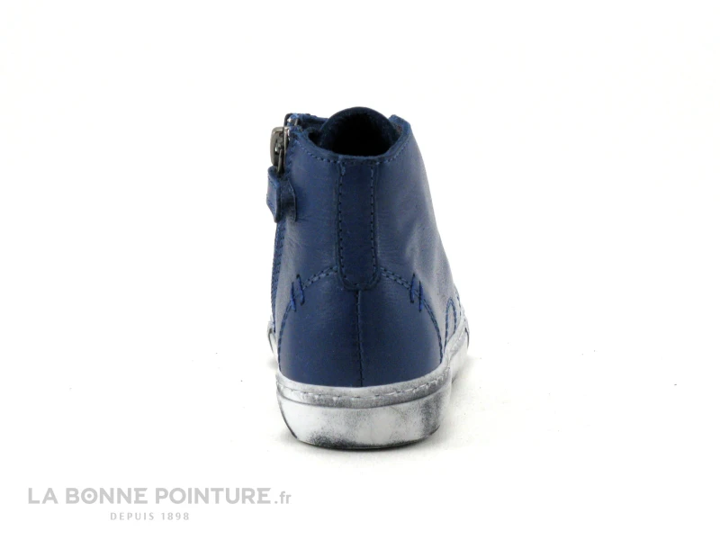 Andrea Conti 201700274 Jean - Basket Montante Enfant Cuir Bleu 4 Andrea Conti 201700274 Jean - Basket Montante Enfant Cuir Bleu – Image 4