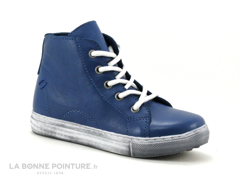 Andrea Conti 201700274 Jean - Basket Montante Enfant Cuir Bleu 1 Andrea Conti 201700274 Jean - Basket Montante Enfant Cuir Bleu