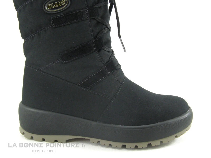 Olang Nora Tex Crampons Noir Botte Fourree Femme 5 Olang Nora Tex Crampons Noir Botte Fourree Femme – Image 5