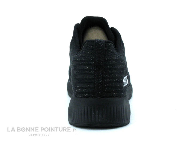 Skechers 32502 Bobs Squad Total Glam - Basket Noire Femme 4 Skechers 32502 Bobs Squad Total Glam - Basket Noire Femme – Image 4