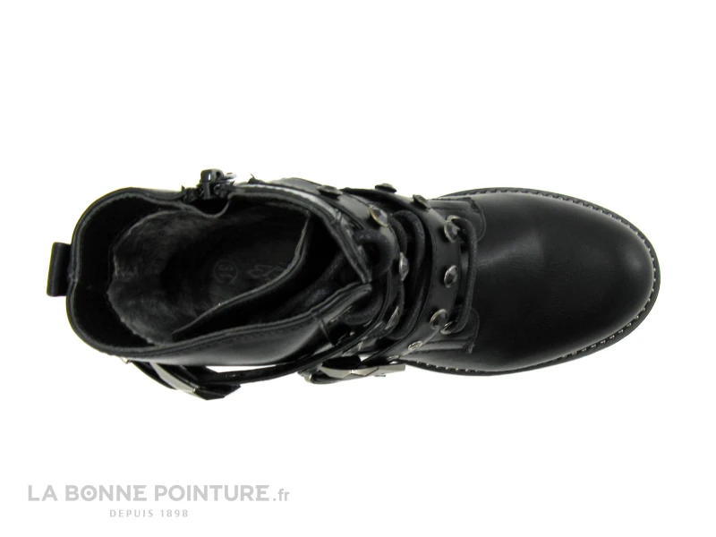 Wipop DUBREUIL Noir - Bottine Fille Avec Perles Noires 6 Wipop DUBREUIL Noir - Bottine Fille Avec Perles Noires – Image 6