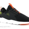 Kappa SAN PUERTO 36161RW A2L Black Orange Lime - Basket Noire Homme