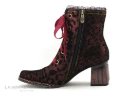 Laura Vita GOCALO 12 Wine - Bottine Bordeaux Et Noire -Chaussures De Mode cd24607c73b9e66c561f35ea11d5d5ef img 4030.jpg 152193