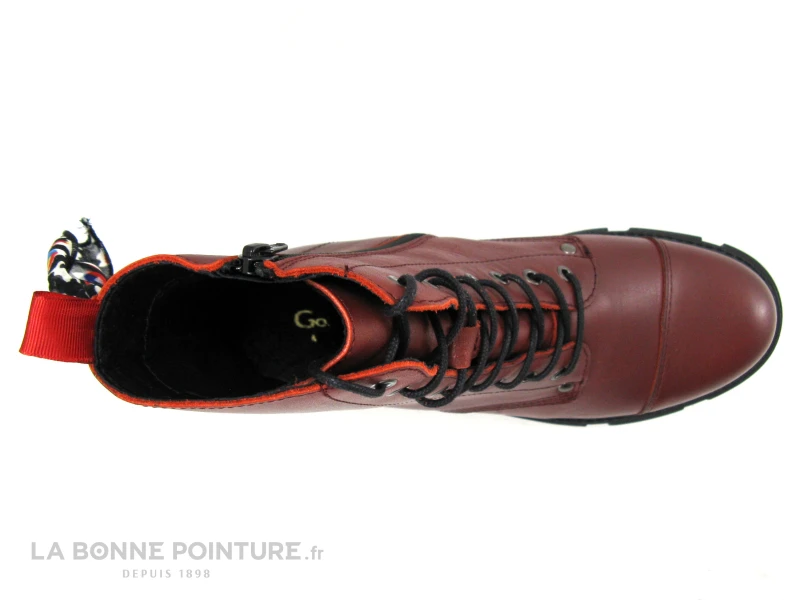 Good Step 3621-D13 Bordeaux - Bottine Plateforme - Foulard 6 Good Step 3621-D13 Bordeaux - Bottine Plateforme - Foulard – Image 6
