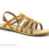Kickers DIXON Jaune Serpent - 695571-30-73 - Sandale