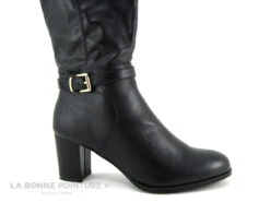 The Divine Factory QL4730 Noir - Botte Femme Talon Haut - Bride Cheville -Chaussures De Mode cd24607c73b9e66c561f35ea11d5d5ef img 4181.jpg 176762