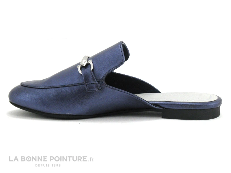 Marco Tozzi 2-27300-22 Navy Metallic - Sabot Mode Femme 3 Marco Tozzi 2-27300-22 Navy Metallic - Sabot Mode Femme – Image 3